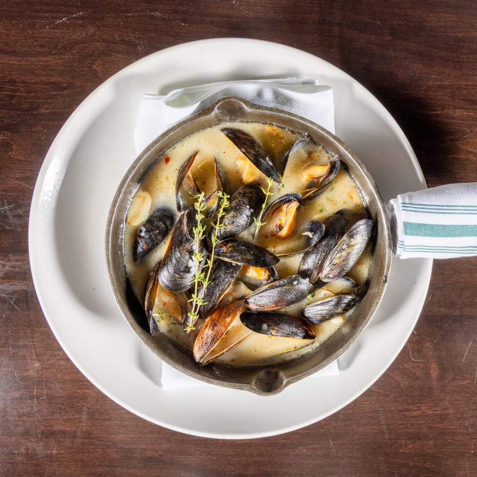 Delight in Fettuccini, Clams, Mussels & Scallops!