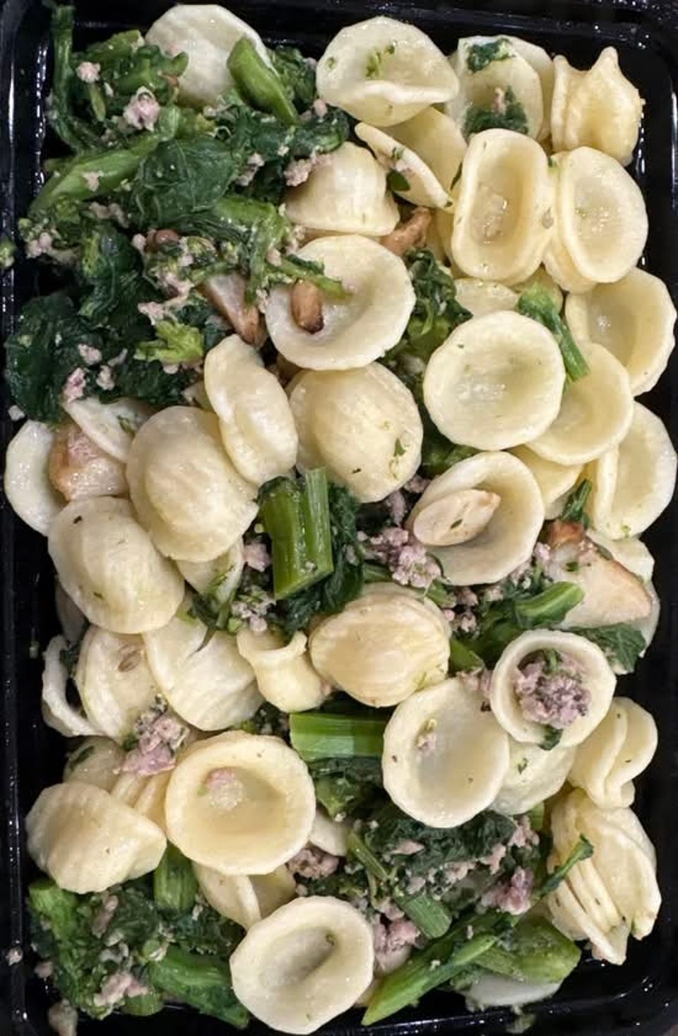 Orecchiette and Broccoli Rabe.