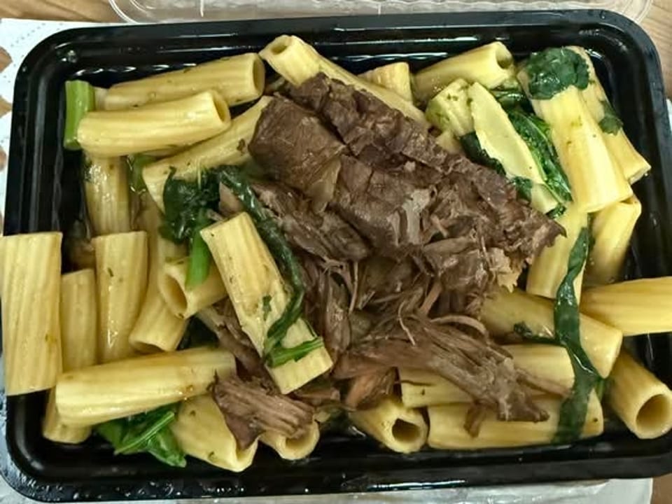 Rigatoni and Short Ribs.